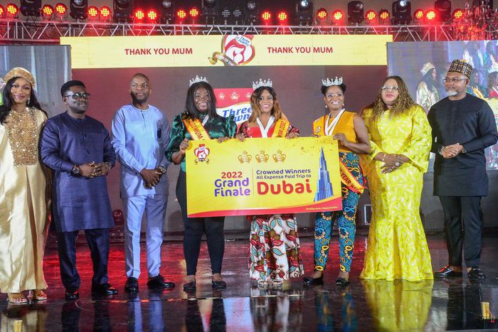 From L-R, Mrs. Gloria Jacobs, Marketing Manager, Three Crowns milk; Mr. Temitope Bandele, Cluster Supply Chain Director, FrieslandCampina WAMCO; Mr. Adedeji Adeshoga, Cluster Sales Director, Sub Sahara Africa, FrieslandCampina WAMCO; Mrs. Oluchukwu Ros...