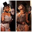 Beauty and Beyonce in similar outfits [Twitter]