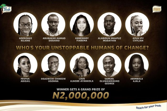 Peak unveils the Top 10 #UnstoppableHumansofChange, commences voting
