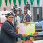 Chief Justice, Halima Mohammed (left), with Gombe State governor, Inuwa Yahaya (right) [Swift Reporters]