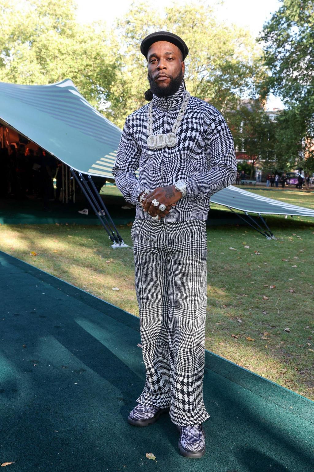 Burna Boy at LFW [gettyimages]
