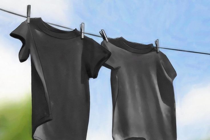 Prevent black clothes from fading