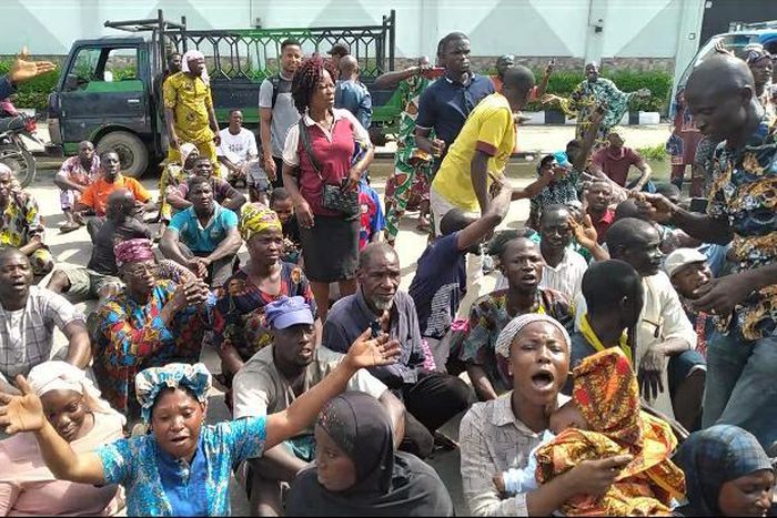 Traders protest plot to eject them from market in Anambra/Illustration. [Punch]