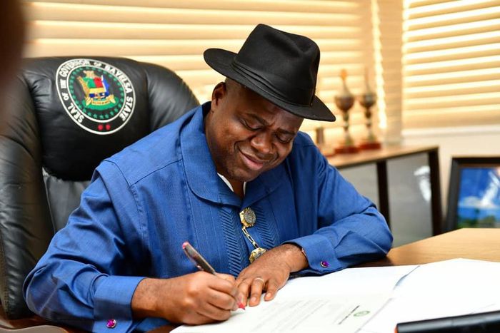 Bayelsa state Governor, Douye Diri. [Twitter/@iamDouyeDiri]