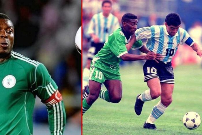 Aiyegbeni says Okocha and Amokachi motivated him to play for the Super Eagles at the World Cup