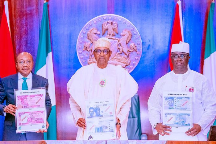 President Buhari-presides-over-FEC-and-the-Launch-of-the-Newly-Redesigned-Naira-Notes-at-the-State-House-Abuja