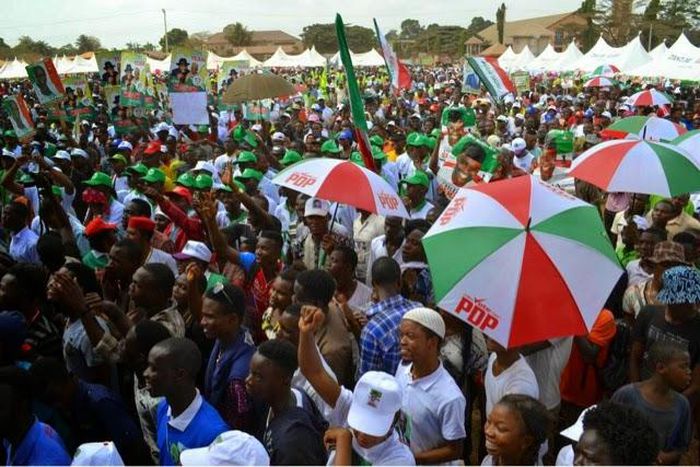 PDP protesters [HIGH CHIEF TOM IKIMI]