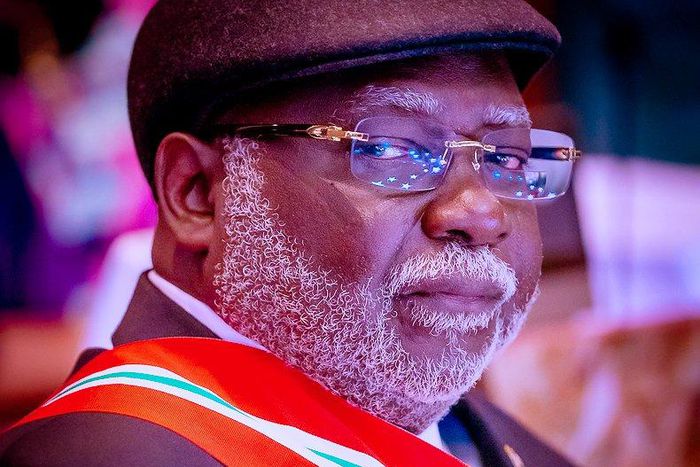 President Muhammadu Buhari swears in CJN Kayode Ariwoola. [Twitter:Presidency]