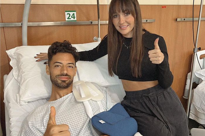 Pablo Mari and his spouse Veronica Chacon