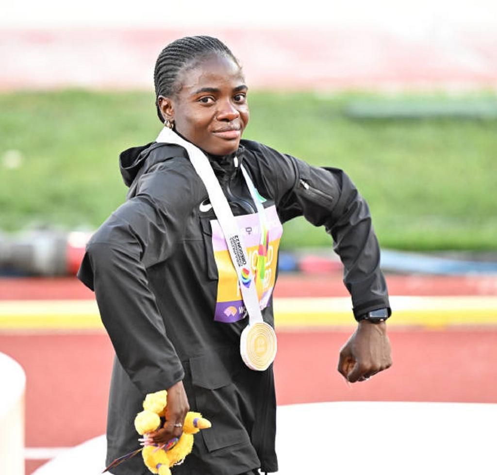 Tobi Amusan broke the 100mH WR clocking 12.12s, and won the World title in 12.06s