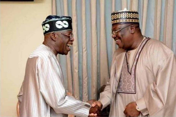 Senate President, Ahmad Lawan and APC Presidential candidate, Asiwaju Bola Tinubu.