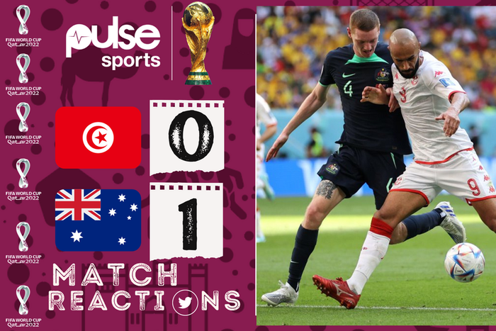 'No hope to qualify' - Reactions as Duke’s header condemns Tunisia to defeat against Australia