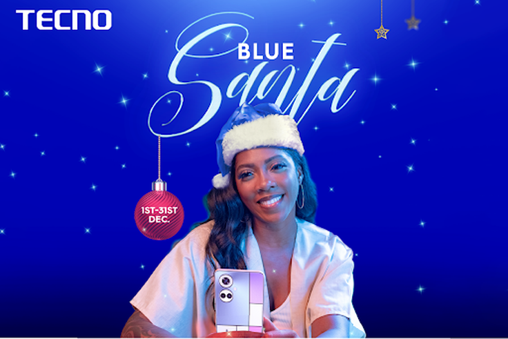 Amazing surprises await lucky customers in the TECNO Blue Santa promo.
