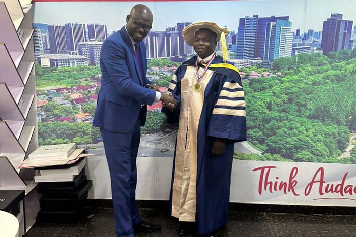 Ghanaian professional body confers Lagos housing magnate, Sekoni with a doctorate degree.