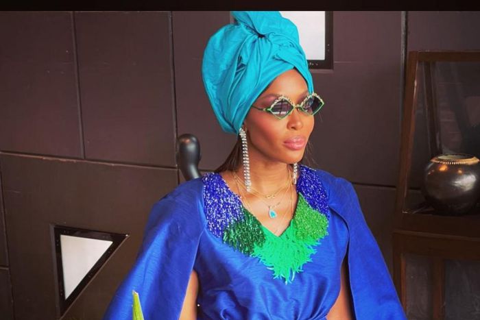 Naomi Campbell wearing Tiffany Amber [Instagram/tiffanyamber]