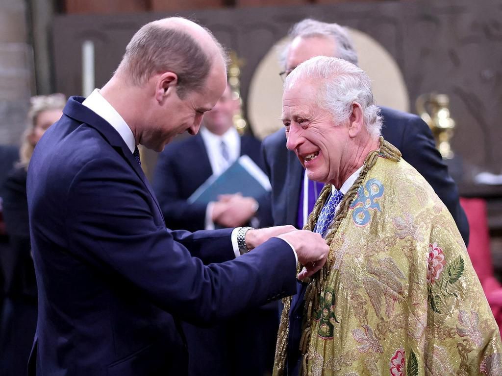 King Charles and Prince William at a coronation rehearsal.Chris Jackson/Buckingham Palace via Getty Images/Handout via REUTERS