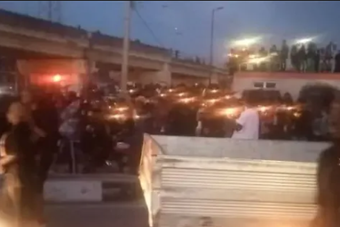 Youth hold candlelights in honour of Mohab (Credit: Platinum Times Nigeria)