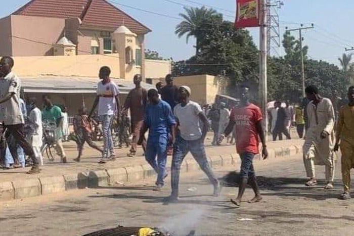 Illustrative photo:  Hoodlums accost INEC officials at Mile 12, demand money. (Information Nigeria)