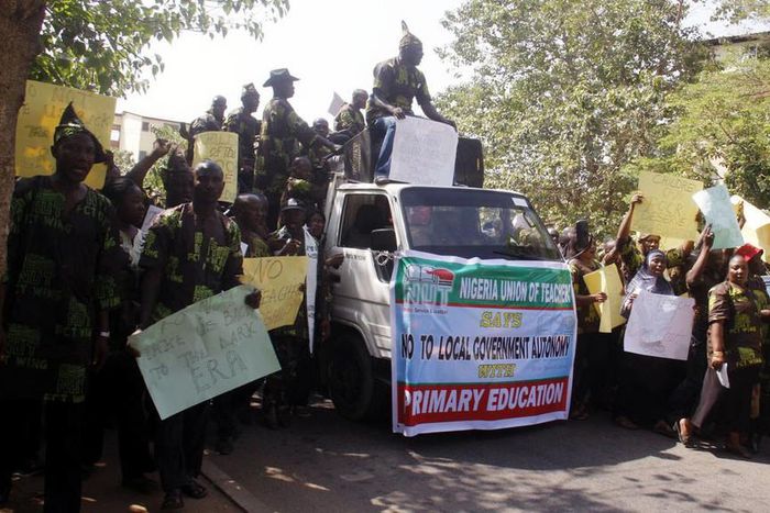 Nigeria Union of Teachers protest in Abuja (illustrative purposes only)