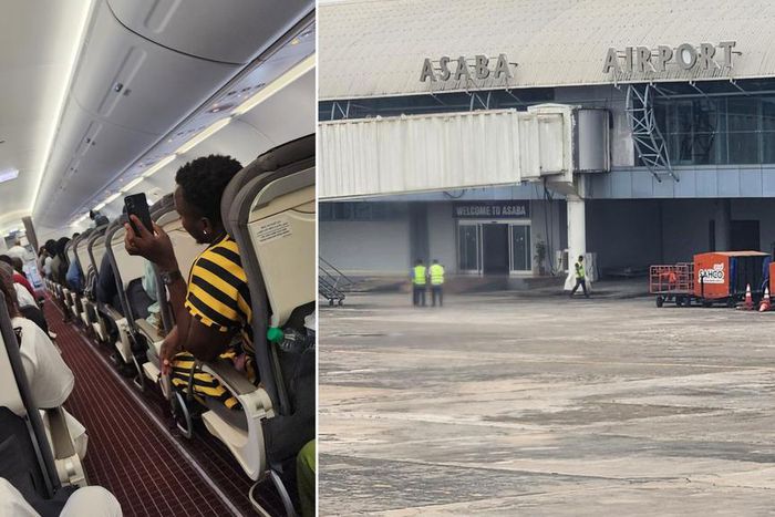 Passengers horrified as plane heading for Abuja surprisingly lands in Asaba