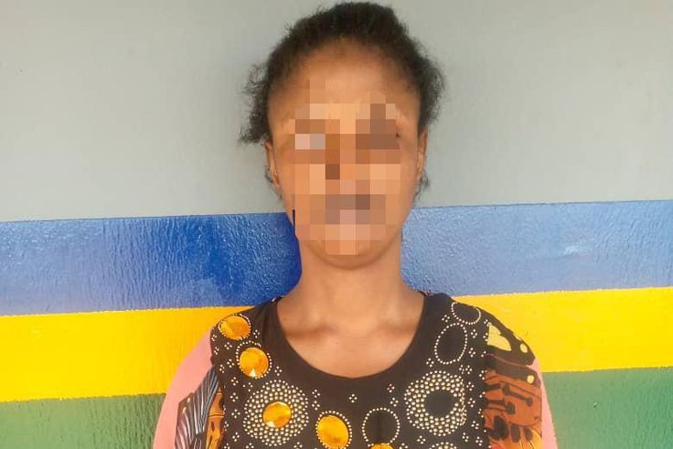 Police arrest pregnant woman for assaulting maid. [Twitter:@BenHundeyin]