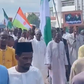 Protest breaks out in Knao over planned military invasion of Niger.