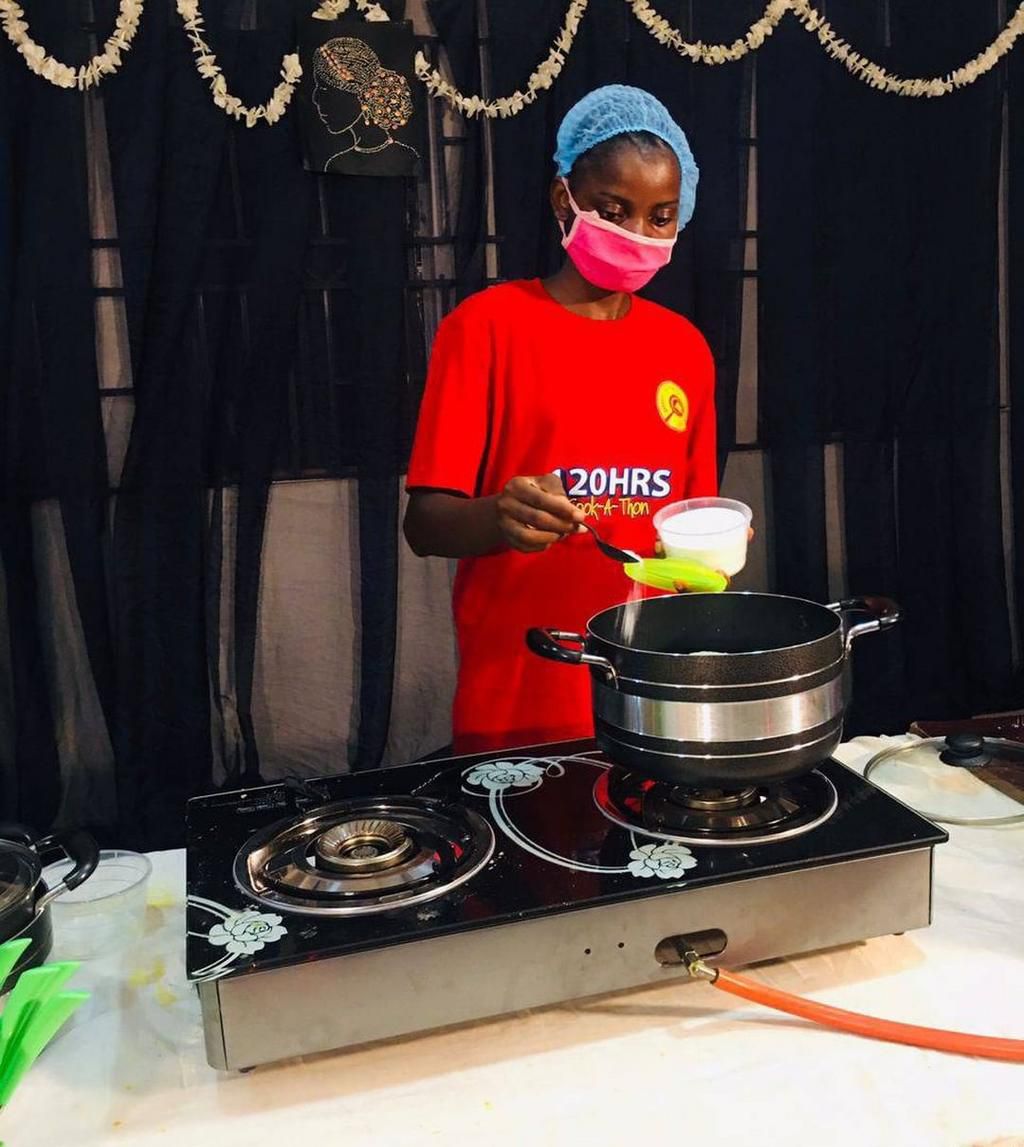 Chef Dami is attempting to break Hilda Baci's record [Instagram/dammypas]