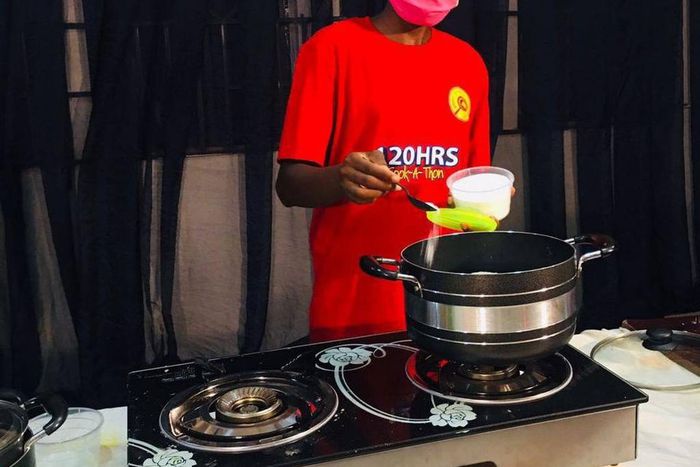 Chef Dami is attempting to break Hilda Baci's record [Instagram/dammypas]