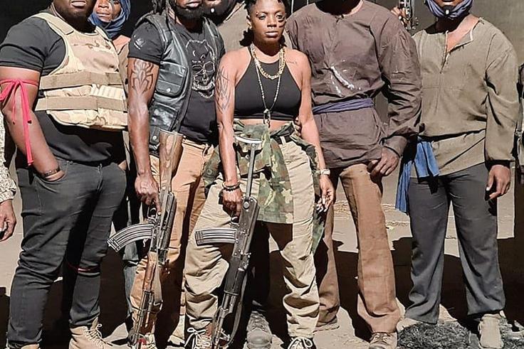 BTS of 'Almajiri' movie executive produced by AY Makun [@aycommedian]