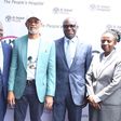 L-R: Dr. Funsho Oladipo, Managing Director R-Jolad Hospital; Prof. Akin Abayomi, Lagos State Honourable Commissioner For Health; Mr. Babajide Ogundare, Chairman R-Jolad Hospital; and Mrs. Ifueko Omoigui-Okauru, Chairman AfyA Care Nigeria Ltd.; at the u...