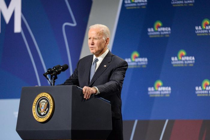 President Biden addressing the US-Africa Business Forum on December 14, 2022
