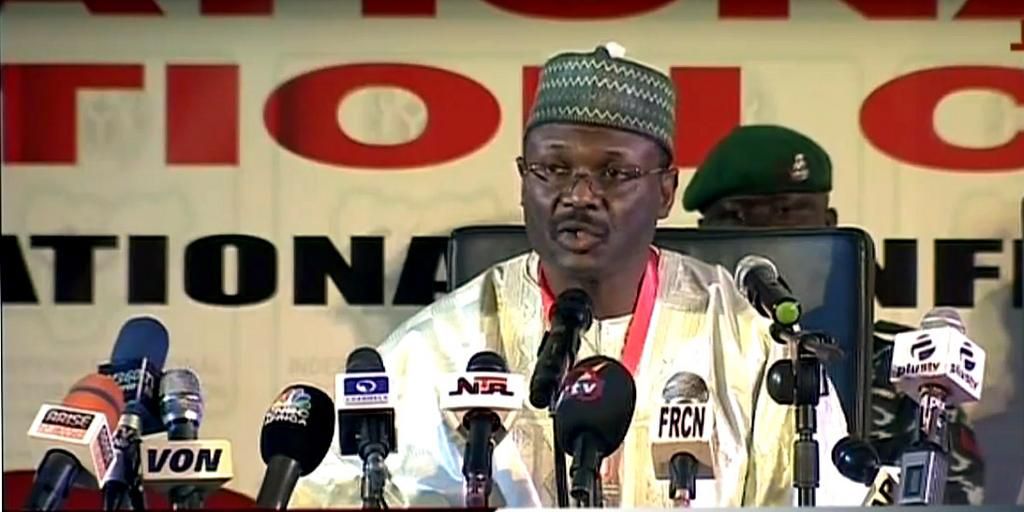 INEC Chairman Mahmood Yakubu (PT)