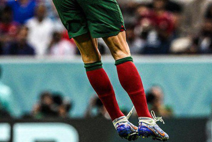 Cristiano Ronaldo did not get a touch on the ball according to Fifa