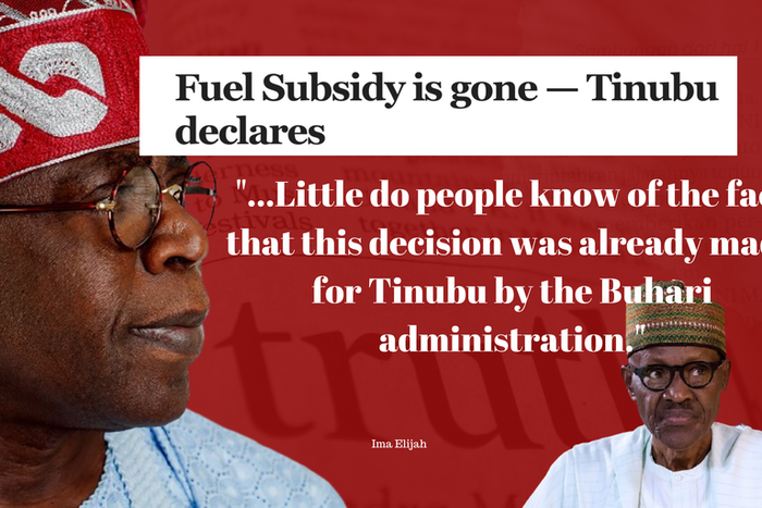 Why President Tinubu removed fuel subsidy