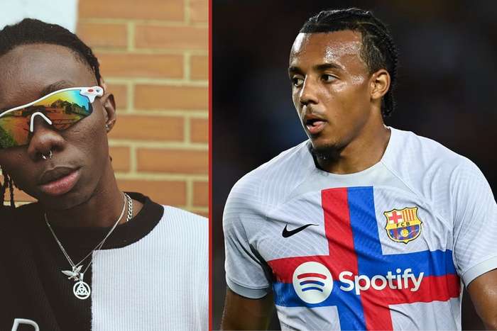Nigerian rapper Blaqbonez has declared Barcelona defender Jules Kounde as the best in La Liga