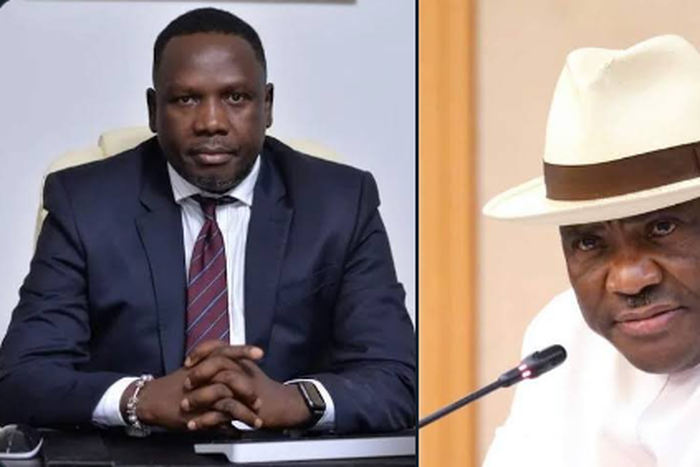 FCT Minister, Nyesom Wike and former spokesman of Atiku campaign, Daniel Bwala.