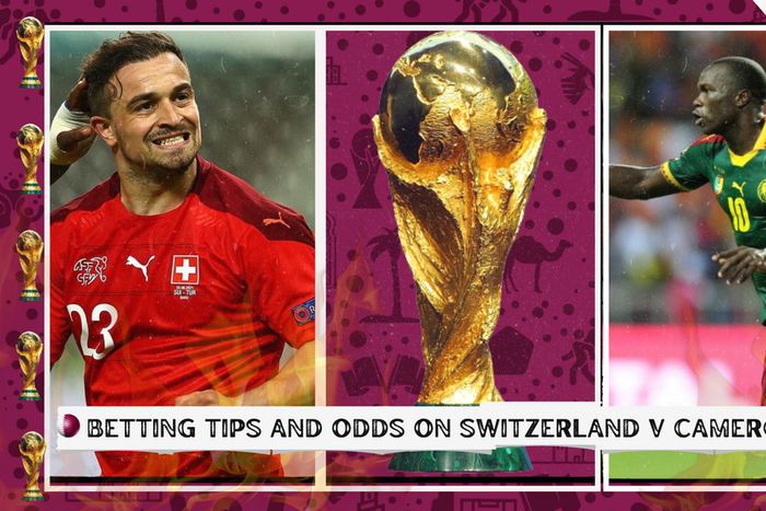 Betting tips and odds on Switzerland v Cameroon