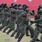South Korean Special Army soldiers perform martial arts during a rehearsal [AFP/South Korean Defence Ministry]