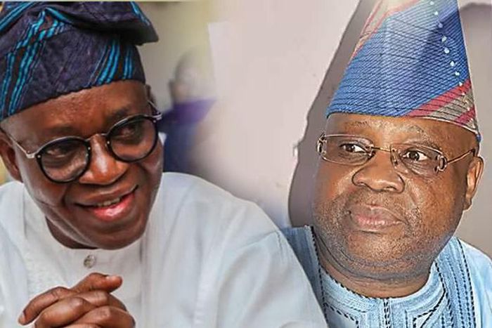 Adegboyega Oyetola and Ademola Adeleke (Punch)