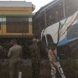 Passenger train crashed into Lagos State Government staff bus on Thursday, March 9, 2023 (Concise)