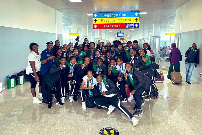 Nigeria's Flamingos have landed in Abuja after a successful U-17 Women's World Cup outing