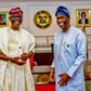 Lagos State governor, Babajide Sanwo-Olu, and deputy governor, Obafemi Hamzat [Twitter/@jidesanwoolu]