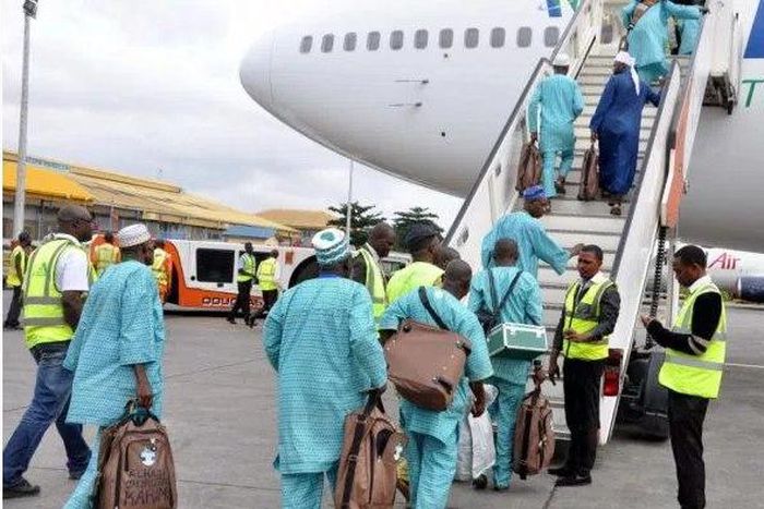 Nigerian pilgrims going to Saudi Arabia