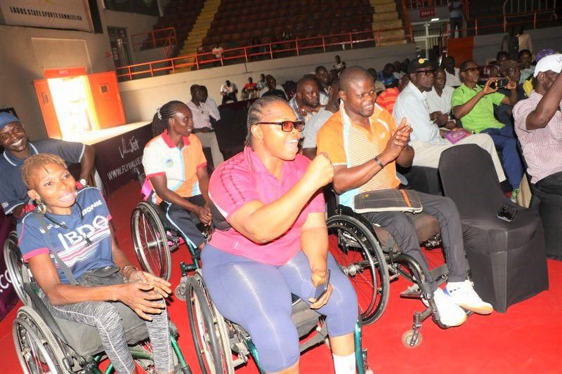 Para Table tennis players in Lagos