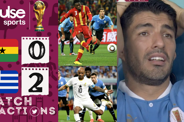 'Nigeria would have done better' - Reactions to Ayew penalty miss, Luis Suarez cries as Uruguay and Ghana knocked out