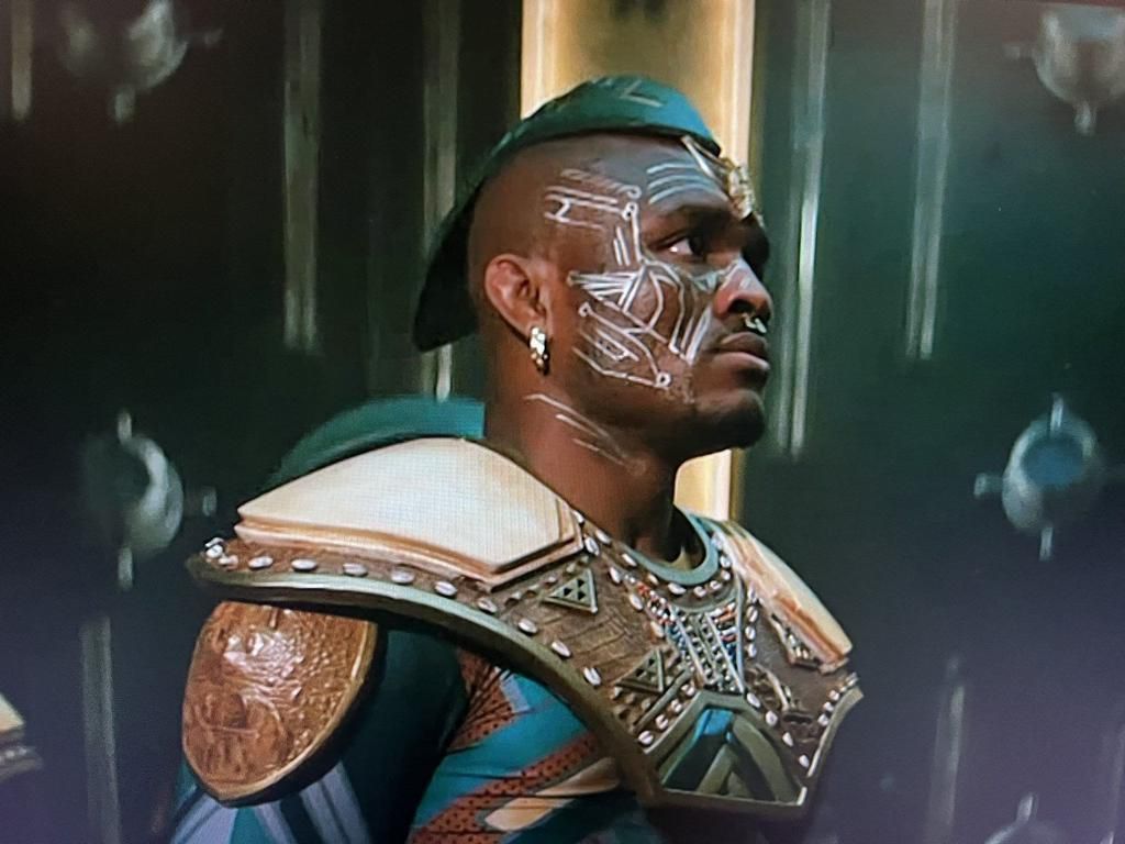 Usman played the role of a warrior given adequate screen time.
