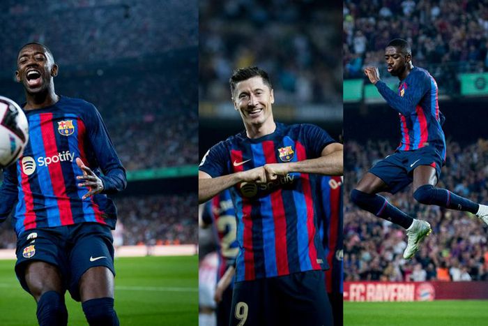 Dembele unstoppable as Barcelona sends warning to Bayern Munich with 4-0 win against Athletic Bilbao.