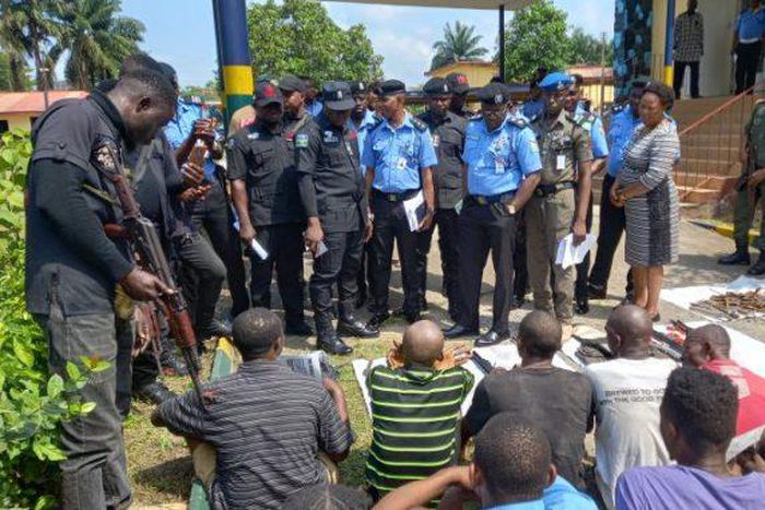 Ogun police parade 24 suspects for alleged cultism, armed robbery.