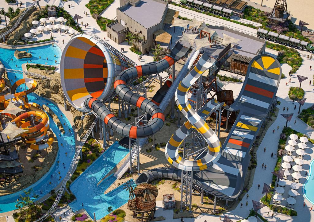 The first 'Entertainment Island' in Qatar - Qetaifan Island North will feature floating hotels, beach clubs and a water park with 36 rides