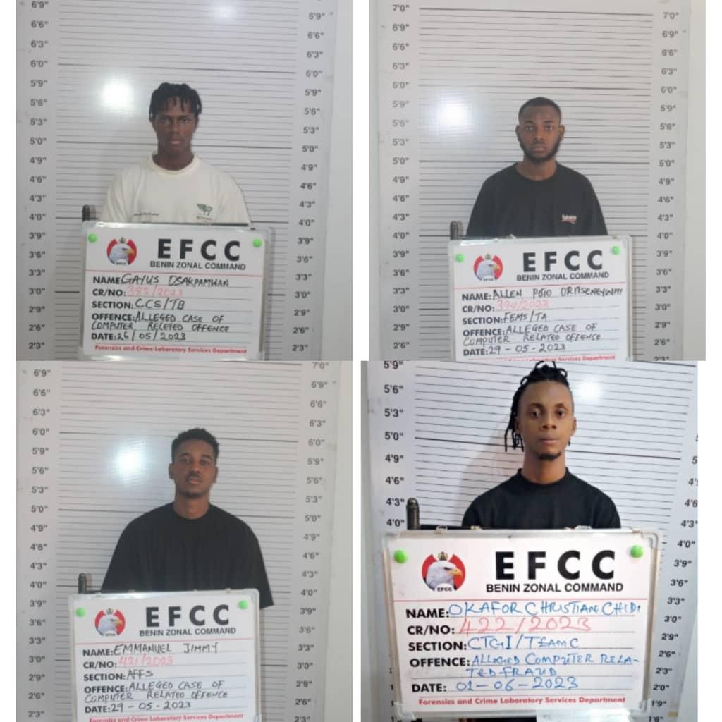Internet fraudsters convicted in Edo State [EFCC]